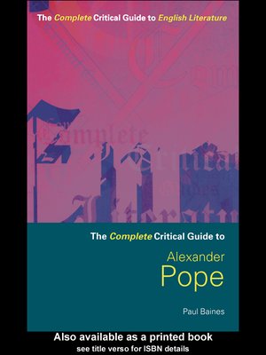 cover image of Alexander Pope